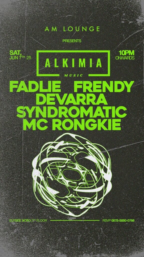 Alkimia Artwork for Alkimia event at AM Lounge