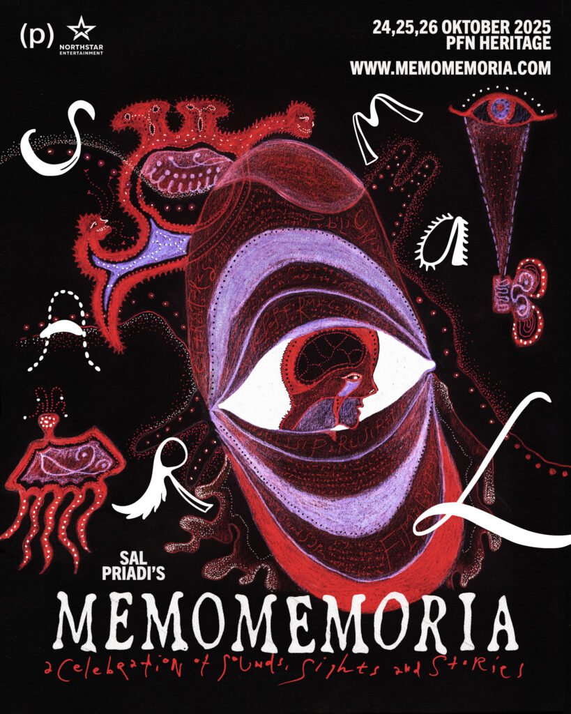 Artwork for Memomemoria 2025 from Sal Priadi