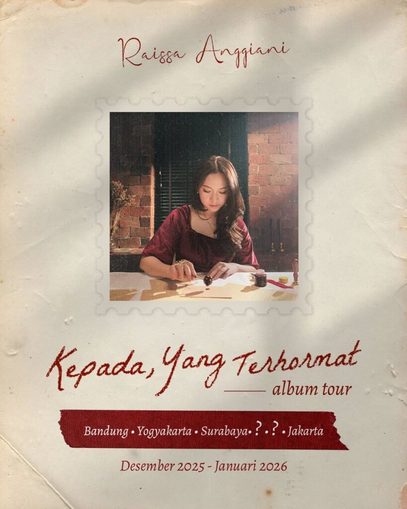 Artwork from Raissa Anggiani for Kepada Yang Terhormat Album Tour