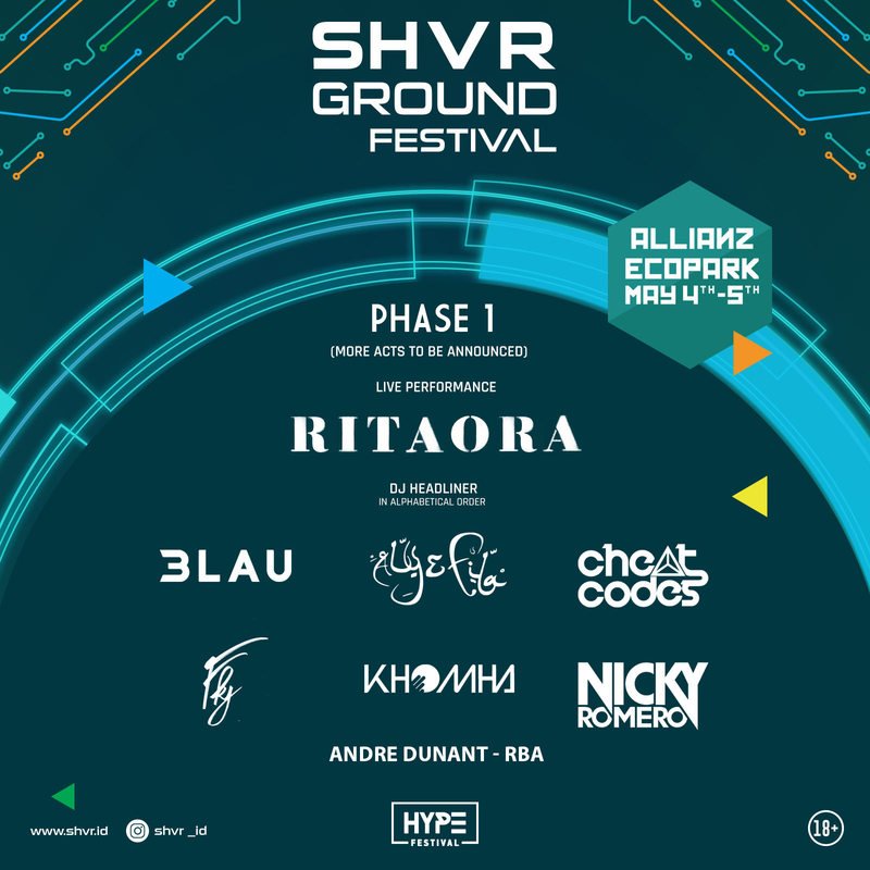 Lineup for SHVR Ground Festival 2018