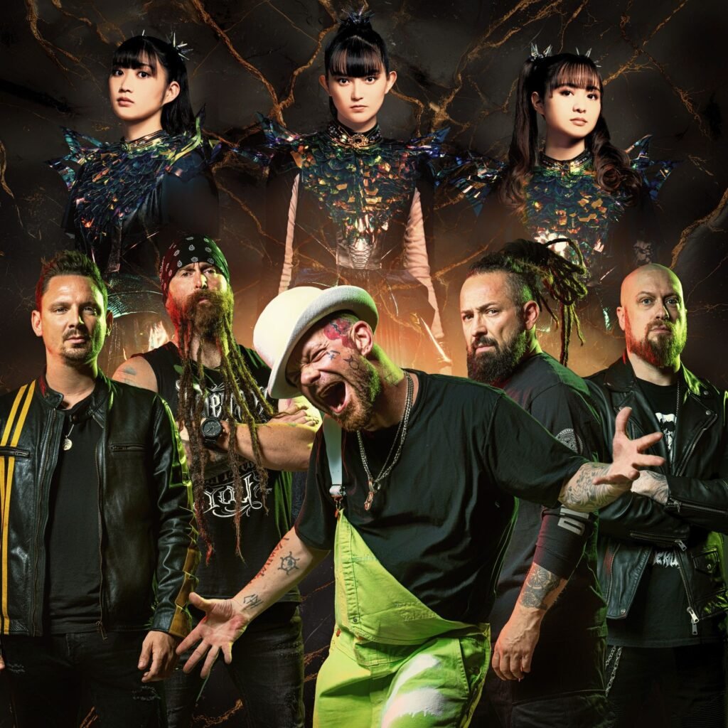 Artwork for Five Finger Death Punch collab with Babymetal