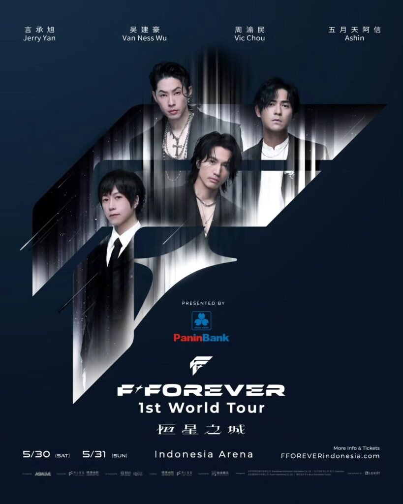 Poster for F4 concert in Indonesia