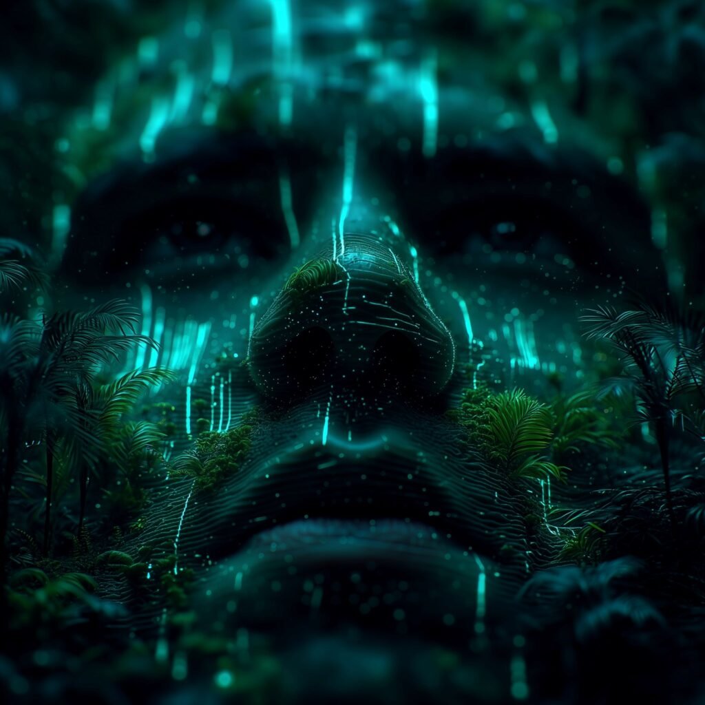 Artwork from Jack Lazarus for Welcome To Arcadia album