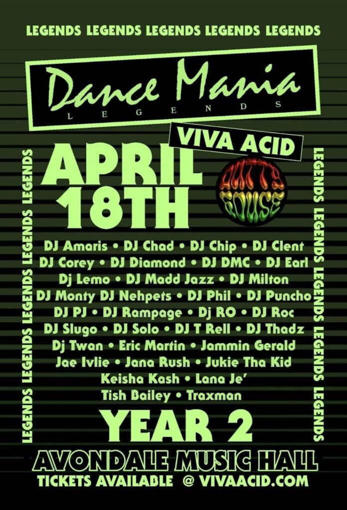 Flyer from Viva Acid