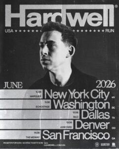 Poster for Hardwell US Tour