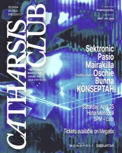 POSTER REVCatharsis Club Rave Colony Poster for Catharsis Club