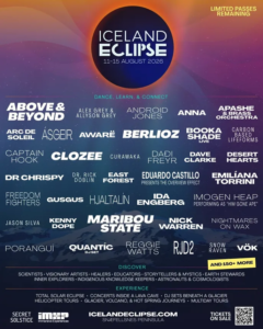 Iceland Rave Colony Rave Colony Flyer for Iceland Eclipse