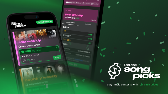 Songpick Tuned Global partnered up with FanLabel