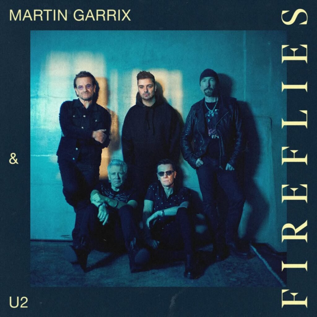 Artwork from Martin Garrix and U2 for Fireflies
