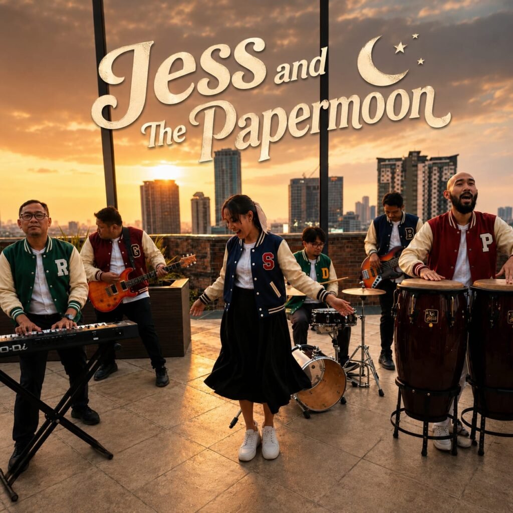 Artwork from Jess and The Papermoon for Berlari