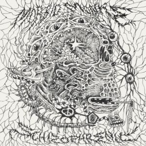 Artwork from Morbid Monke for Schizophrenic